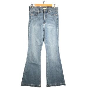 Sofia Jeans by Sofia Vergara Melisa Flare High Rise Medium Wash Denim 8